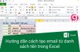 Hướng dẫn cách tạo email từ danh sách tên trong Excel